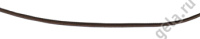 Резинка шляпная PEGA, цвет коричневый, 2 мм